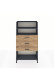 Arges Dolap 2 Raflı 3 Çekmeceli 88x30x163 - S21M136V6A