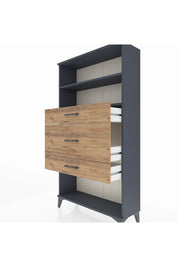 Arges Dolap 2 Raflı 3 Çekmeceli 88x30x163 - S21M136V6A