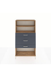 Arges Dolap 2 Raflı 3 Çekmeceli 88x30x163 - S21M136V8A