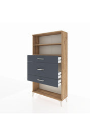Arges Dolap 2 Raflı 3 Çekmeceli 88x30x163 - S21M136V8A