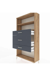 Arges Dolap 2 Raflı 3 Çekmeceli 88x30x163 - S21M136V8A