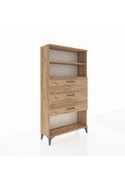 Arges Dolap 2 Raflı 3 Çekmeceli 88x30x163 - S21M136V9A