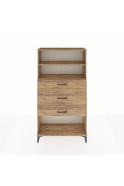Arges Dolap 2 Raflı 3 Çekmeceli 88x30x163 - S21M136V9A