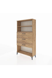 Arges Dolap 2 Raflı 3 Çekmeceli 88x30x163 - S21M136V9A