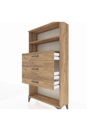 Arges Dolap 2 Raflı 3 Çekmeceli 88x30x163 - S21M136V9A