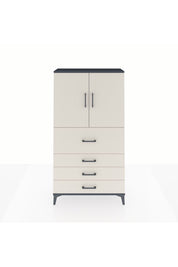 Arges Dolap 3 Raflı 4 Çekmeceli 2 Kapaklı 88x30x163 - S21M137V4A