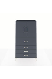 Arges Dolap 3 Raflı 4 Çekmeceli 2 Kapaklı 88x30x163 - S21M137V5A