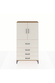 Arges Dolap 3 Raflı 4 Çekmeceli 2 Kapaklı 88x30x163 - S21M137V7A
