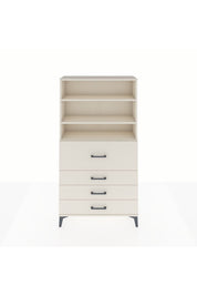 Arges Dolap 3 Raflı 4 Çekmeceli 88x30x163 - S21M138V1A