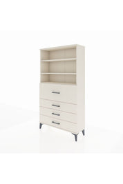 Arges Dolap 3 Raflı 4 Çekmeceli 88x30x163 - S21M138V1A