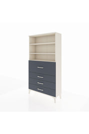 Arges Dolap 3 Raflı 4 Çekmeceli 88x30x163 - S21M138V2A