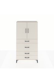 Arges Dolap 3 Raflı 4 Çekmeceli 2 Kapaklı 88x30x163 - S21M139V1A
