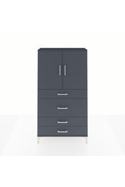 Arges Dolap 3 Raflı 4 Çekmeceli 2 Kapaklı 88x30x163 - S21M139V5A