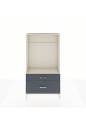 Arges Dolap Tek Raflı 2 Çekmeceli Tek Askılı 88x30x163 - S21M141V2A