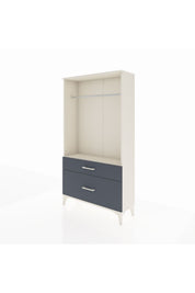 Arges Dolap Tek Raflı 2 Çekmeceli Tek Askılı 88x30x163 - S21M141V2A