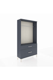 Arges Dolap Tek Raflı 2 Çekmeceli Tek Askılı 88x30x163 - S21M141V5A