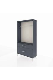 Arges Dolap Tek Raflı 2 Çekmeceli Tek Askılı 88x30x163 - S21M141V5A