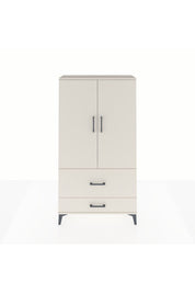 Arges Dolap Tek Raflı 2 Çekmeceli Tek Askılı 88x30x163 - S21M142V1A
