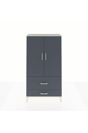 Arges Dolap Tek Raflı 2 Çekmeceli Tek Askılı 88x30x163 - S21M142V2A