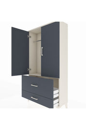 Arges Dolap Tek Raflı 2 Çekmeceli Tek Askılı 88x30x163 - S21M142V2A