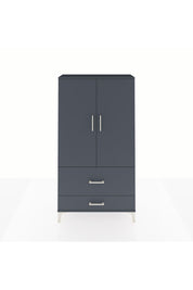 Arges Dolap Tek Raflı 2 Çekmeceli Tek Askılı 88x30x163 - S21M142V5A