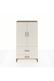Arges Dolap Tek Raflı 2 Çekmeceli Tek Askılı 88x30x163 - S21M142V7A