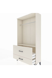 Arges Dolap Tek Raflı 2 Çekmeceli Tek Askılı 88x30x163 - S21M143V1A