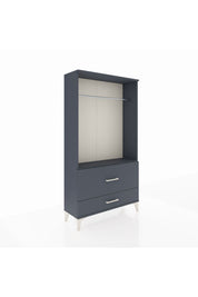 Arges Dolap Tek Raflı 2 Çekmeceli Tek Askılı 88x30x163 - S21M143V5A