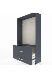 Arges Dolap Tek Raflı 2 Çekmeceli Tek Askılı 88x30x163 - S21M143V5A