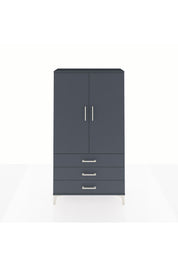 Arges Dolap Tek Raflı 3 Çekmeceli Tek Askılı 88x30x163 - S21M146V5A