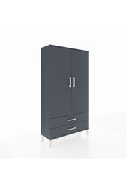 Arges Dolap 2 Raflı 2 Çekmeceli Tek Askılı 88x30x163 - S21M148V5A