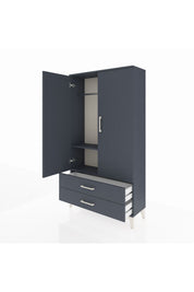 Arges Dolap 2 Raflı 2 Çekmeceli Tek Askılı 88x30x163 - S21M148V5A
