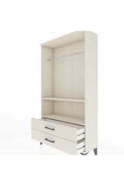 Arges Dolap 2 Raflı 2 Çekmeceli Tek Askılı 88x30x163 - S21M149V1A