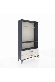 Arges Dolap 2 Raflı 2 Çekmeceli Tek Askılı 88x30x163 - S21M149V4A