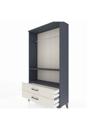 Arges Dolap 2 Raflı 2 Çekmeceli Tek Askılı 88x30x163 - S21M149V4A