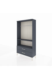Arges Dolap 2 Raflı 2 Çekmeceli Tek Askılı 88x30x163 - S21M149V5A