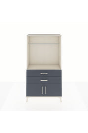 Arges Dolap Tek Raflı 2 Çekmeceli Tek Askılı 88x30x163 - S21M151V2A