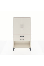 Arges Dolap Tek Raflı 2 Çekmeceli Tek Askılı 88x30x163 - S21M152V1A