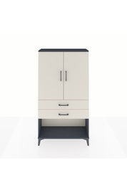 Arges Dolap Tek Raflı 2 Çekmeceli Tek Askılı 88x30x163 - S21M152V4A