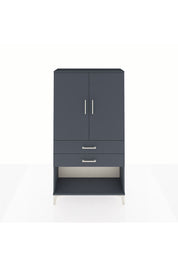 Arges Dolap Tek Raflı 2 Çekmeceli Tek Askılı 88x30x163 - S21M152V5A