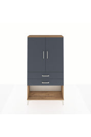 Arges Dolap Tek Raflı 2 Çekmeceli Tek Askılı 88x30x163 - S21M152V8A