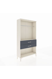 Arges Dolap Tek Raflı 2 Çekmeceli Tek Askılı 88x30x163 - S21M153V2A