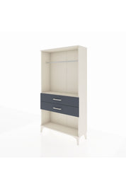 Arges Dolap Tek Raflı 2 Çekmeceli Tek Askılı 88x30x163 - S21M153V2A