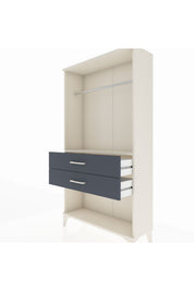 Arges Dolap Tek Raflı 2 Çekmeceli Tek Askılı 88x30x163 - S21M153V2A