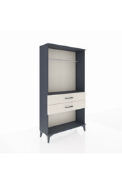 Arges Dolap Tek Raflı 2 Çekmeceli Tek Askılı 88x30x163 - S21M153V4A