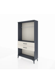 Arges Dolap Tek Raflı 2 Çekmeceli Tek Askılı 88x30x163 - S21M153V4A