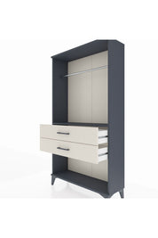 Arges Dolap Tek Raflı 2 Çekmeceli Tek Askılı 88x30x163 - S21M153V4A