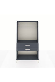 Arges Dolap Tek Raflı 2 Çekmeceli Tek Askılı 88x30x163 - S21M153V5A