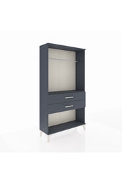 Arges Dolap Tek Raflı 2 Çekmeceli Tek Askılı 88x30x163 - S21M153V5A