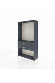 Arges Dolap Tek Raflı 2 Çekmeceli Tek Askılı 88x30x163 - S21M153V5A